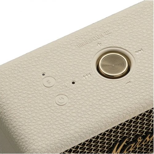 Портативная акустика Marshall Emberton III (1006712) Cream купить в Украине: Киев, Днепр, Харьков, Одесса  | Низкая цена, отзывы, характеристики от TELEMART фото