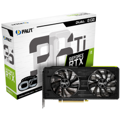 Видеокарта Palit GeForce RTX 3060 Ti Dual OC 8192MB (NE6306TS19P2-190AD) (Восстановлено продавцом, 881664)