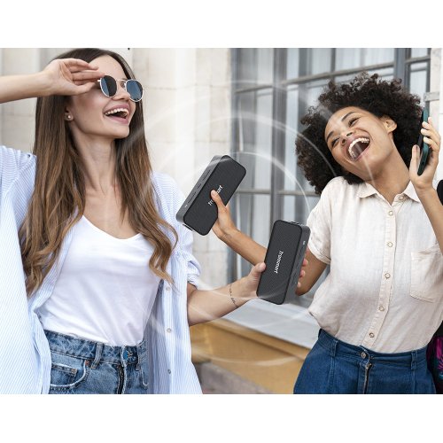 Портативная акустика Tronsmart T2 Plus Upgraded 20W (1019754) Black купить в Украине: Киев, Днепр, Харьков, Одесса  | Низкая цена, отзывы, характеристики от TELEMART фото