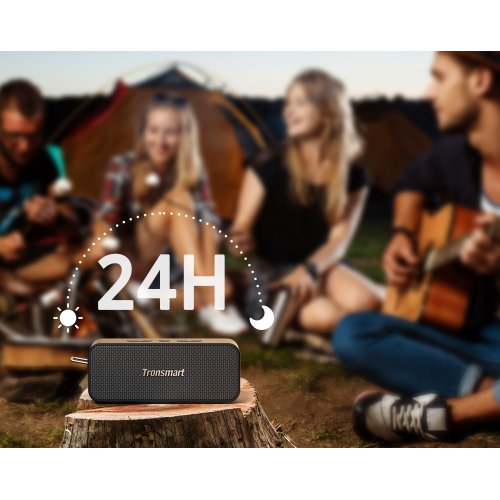 Портативная акустика Tronsmart T2 Plus Upgraded 20W (1019754) Black купить в Украине: Киев, Днепр, Харьков, Одесса  | Низкая цена, отзывы, характеристики от TELEMART фото