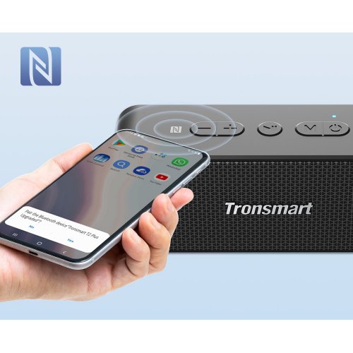 Портативная акустика Tronsmart T2 Plus Upgraded 20W (1019754) Black купить в Украине: Киев, Днепр, Харьков, Одесса  | Низкая цена, отзывы, характеристики от TELEMART фото