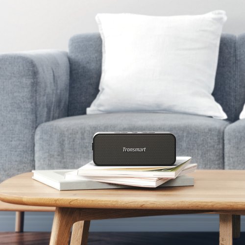 Портативная акустика Tronsmart T2 Plus Upgraded 20W (1019754) Black купить в Украине: Киев, Днепр, Харьков, Одесса  | Низкая цена, отзывы, характеристики от TELEMART фото