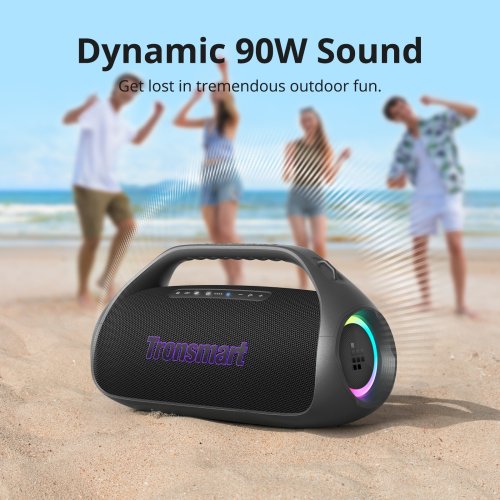 Портативна акустика Tronsmart Bang 2 Model P3000 (1257648) Black купити в Україні: Київ, Львів, Хмельницький, Тернопіль, Івано-Франківськ | Низька ціна, відгуки, характеристики від TELEMART фото