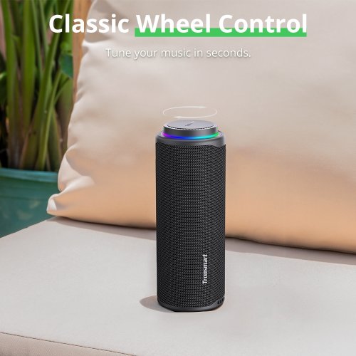Портативна акустика Tronsmart T8 O3020 RGB 40W (1290635) Black купити в Україні: Київ, Львів, Хмельницький, Тернопіль, Івано-Франківськ | Низька ціна, відгуки, характеристики від TELEMART фото