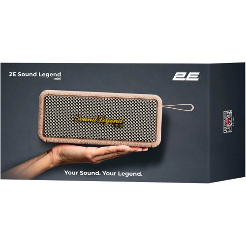 Портативная акустика 2E SoundLegend Mini 40W (2E-BSSLMWBN) Brown купить в Украине: Киев, Днепр, Харьков, Одесса  | Низкая цена, отзывы, характеристики от TELEMART фото