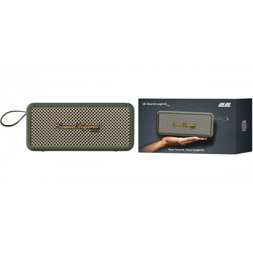 Портативная акустика 2E SoundLegend Mini 40W (2E-BSSLMWGN) Green купить в Украине: Киев, Днепр, Харьков, Одесса  | Низкая цена, отзывы, характеристики от TELEMART фото