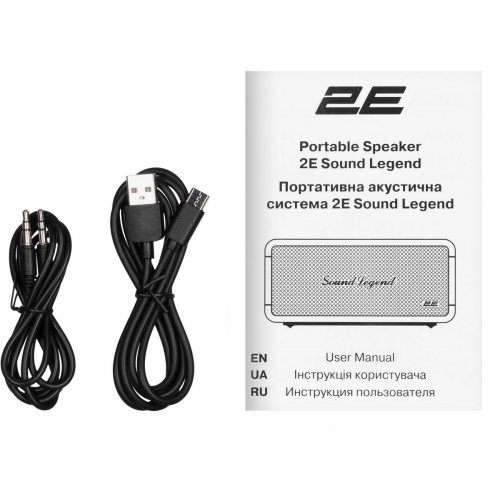 Портативная акустика 2E SoundLegend 80W (2E-BSSLWBK) Black купить в Украине: Киев, Днепр, Харьков, Одесса  | Низкая цена, отзывы, характеристики от TELEMART фото
