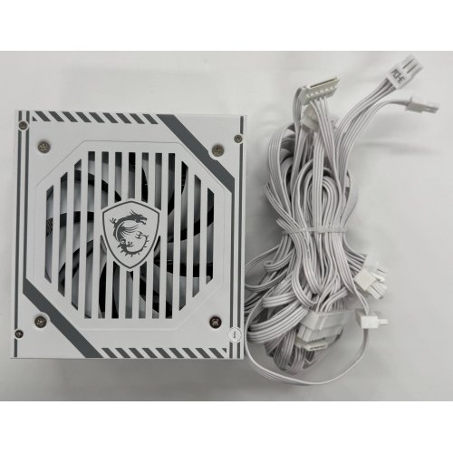 Блок питания MSI MAG 650W (A650BNL WHITE) White (Восстановлено продавцом, 881787) купить в Украине: Киев, Днепр, Харьков, Одесса  | Проверка совместимости, низкая цена, отзывы, характеристики от TELEMART фото