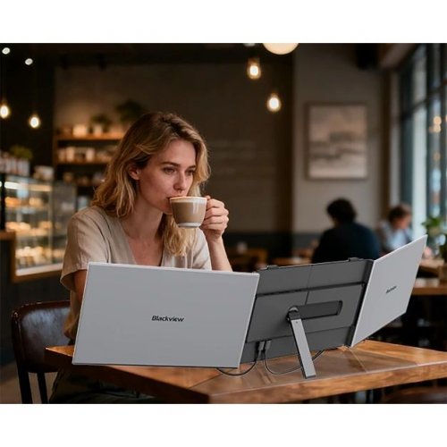 Монитор Blackview 15.3" DCM8 (BVDCM8) Grey купить в Украине: Киев, Днепр, Харьков, Одесса  | Низкая цена, отзывы, характеристики от TELEMART фото