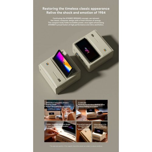 Комп'ютер AYANEO Mini PC AM01S R7 8745HS 32GB/1TB B.Duck купити в Україні: Київ, Львів, Хмельницький, Тернопіль, Івано-Франківськ | Низька ціна, відгуки, характеристики від TELEMART фото