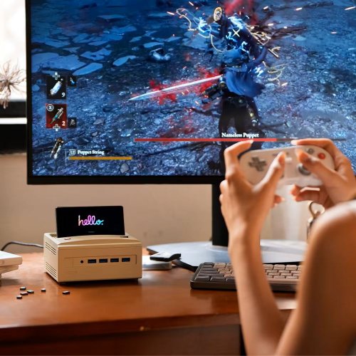 Комп'ютер AYANEO Mini PC AM01S R7 8745HS 32GB/1TB B.Duck купити в Україні: Київ, Львів, Хмельницький, Тернопіль, Івано-Франківськ | Низька ціна, відгуки, характеристики від TELEMART фото