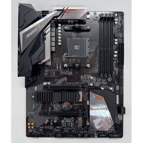 Материнская плата Gigabyte B450 AORUS ELITE V2 (sAM4, AMD B450) (Восстановлено продавцом, 881865) купить в Украине: Киев, Днепр, Харьков, Одесса  | Проверка совместимости, низкая цена, отзывы, характеристики от TELEMART фото