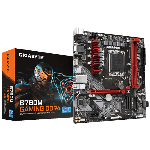 Материнська плата Gigabyte B760M GAMING DDR4 (s1700, Intel B760) (Відновлено продавцем, 881866) купити в Україні: Київ, Львів, Хмельницький, Тернопіль, Івано-Франківськ | Перевірка сумісності, низька ціна, відгуки, характеристики від TELEMART фото