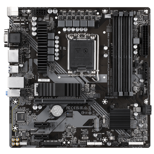 Уцінка материнська плата Gigabyte B760M DS3H DDR4 (s1700, Intel B760) (Розкрита упаковка, 881873) купити в Україні: Київ, Львів, Хмельницький, Тернопіль, Івано-Франківськ | Перевірка сумісності, низька ціна, відгуки, характеристики від TELEMART фото