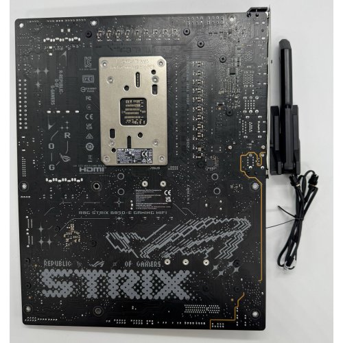 Материнська плата Asus ROG STRIX B850-E GAMING WIFI (sAM5, AMD B850) (Відновлено продавцем, 881882) купити в Україні: Київ, Львів, Хмельницький, Тернопіль, Івано-Франківськ | Перевірка сумісності, низька ціна, відгуки, характеристики від TELEMART фото