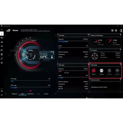 Ноутбук Asus ROG Zephyrus G14 GU405AW-SY049W (90NR0P84-M002D0) Eclipse Gray купить в Украине: Киев, Днепр, Харьков, Одесса  | Низкая цена, отзывы, характеристики от TELEMART фото