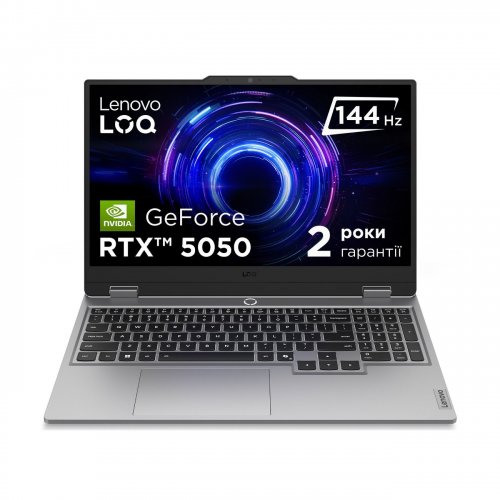 Ноутбук Lenovo LOQ 15IRX10 (83JE01DPRA) Luna Grey купити в Україні: Київ, Львів, Хмельницький, Тернопіль, Івано-Франківськ | Низька ціна, відгуки, характеристики від TELEMART фото