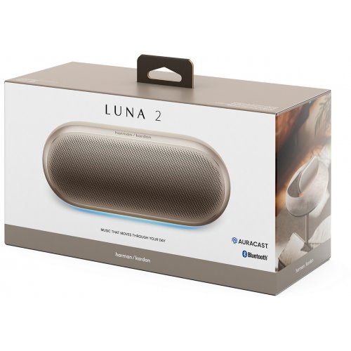 Портативная акустика Harman Kardon Luna 2 (HKLUNA2WSDEU) White Sand купить в Украине: Киев, Днепр, Харьков, Одесса  | Низкая цена, отзывы, характеристики от TELEMART фото