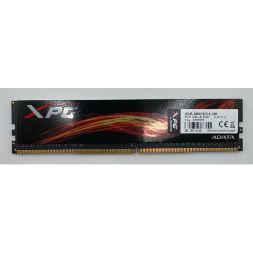 Озп ADATA DDR4 8GB 2666Mhz XPG Flame (AX4U266638G16-SBF) (Відновлено продавцем, 882026) купити в Україні: Київ, Львів, Хмельницький, Тернопіль, Івано-Франківськ | Перевірка сумісності, низька ціна, відгуки, характеристики від TELEMART фото
