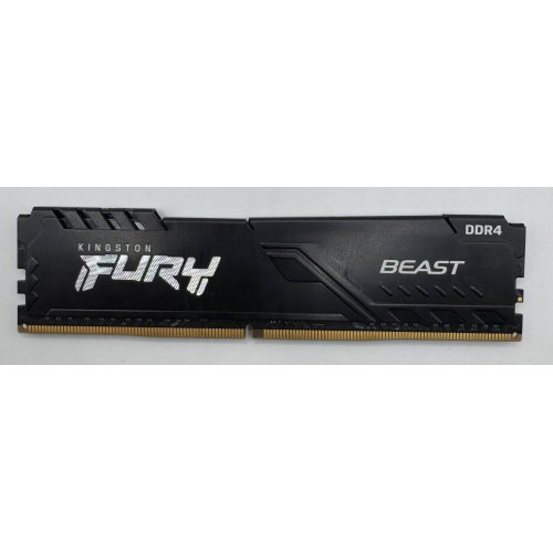 Озп Kingston DDR4 8GB 3200Mhz FURY Beast Black (KF432C16BB/8) (Відновлено продавцем, 882029) купити в Україні: Київ, Львів, Хмельницький, Тернопіль, Івано-Франківськ | Перевірка сумісності, низька ціна, відгуки, характеристики від TELEMART фото