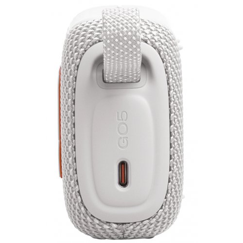 Портативная акустика JBL Go 5 (JBLGO5WHT) White купить в Украине: Киев, Днепр, Харьков, Одесса  | Низкая цена, отзывы, характеристики от TELEMART фото