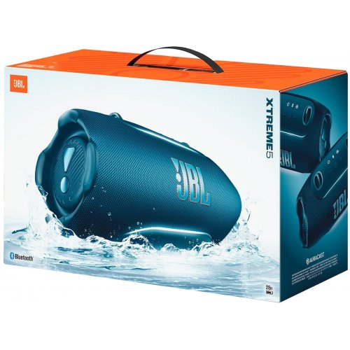 Портативна акустика JBL Xtreme 5 (JBLXTREME5BLU) Blue купити в Україні: Київ, Львів, Хмельницький, Тернопіль, Івано-Франківськ | Низька ціна, відгуки, характеристики від TELEMART фото