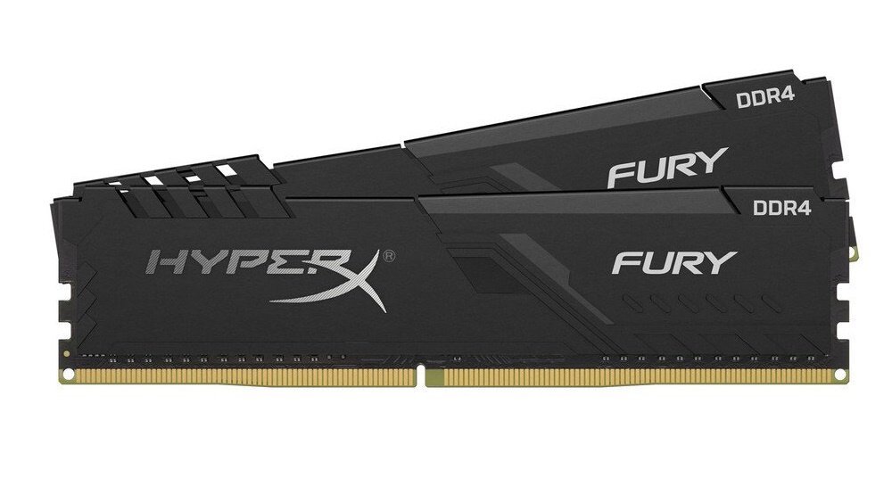 Озу HyperX DDR4 16GB (2x8GB) 3200Mhz Fury Black (HX432C16FB3K2/16