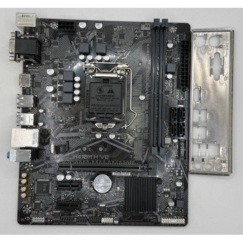 Материнська плата Gigabyte H410M H V2 (s1200, Intel H410) (Відновлено продавцем, 882083) купити в Україні: Київ, Львів, Хмельницький, Тернопіль, Івано-Франківськ | Перевірка сумісності, низька ціна, відгуки, характеристики від TELEMART фото