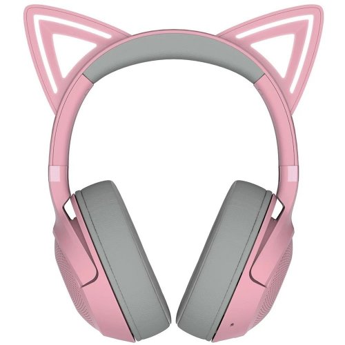 Уценка наушники Razer Kraken Kitty V2 BT (RZ04-04860100-R3M1) Quartz (Вскрытая упаковка, 882108) купить в Украине: Киев, Днепр, Харьков, Одесса  | Низкая цена, отзывы, характеристики от TELEMART фото