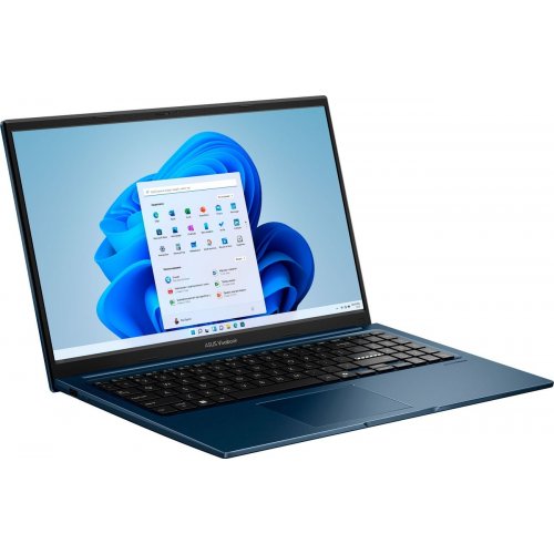 Ноутбук Asus Vivobook 15 X1504MA-BQ130W (90NB17I1-M00540) Quiet Blue купить в Украине: Киев, Днепр, Харьков, Одесса  | Низкая цена, отзывы, характеристики от TELEMART фото