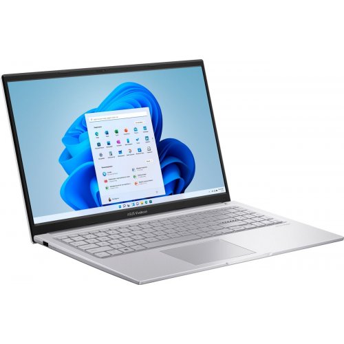 Ноутбук Asus Vivobook 15 X1504MA-BQ131W (90NB17I2-M00550) Cool Silver купить в Украине: Киев, Днепр, Харьков, Одесса  | Низкая цена, отзывы, характеристики от TELEMART фото