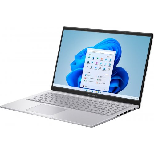 Ноутбук Asus Vivobook 15 X1504MA-BQ131W (90NB17I2-M00550) Cool Silver купить в Украине: Киев, Днепр, Харьков, Одесса  | Низкая цена, отзывы, характеристики от TELEMART фото