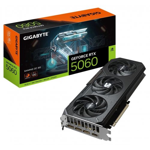 Уцінка відеокарта Gigabyte GeForce RTX 5060 GAMING OC 8192MB (GV-N5060GAMING OC-8GD) (Розкрита упаковка, 882189) купити в Україні: Київ, Львів, Хмельницький, Тернопіль, Івано-Франківськ | Перевірка сумісності, низька ціна, відгуки, характеристики від TELEMART фото