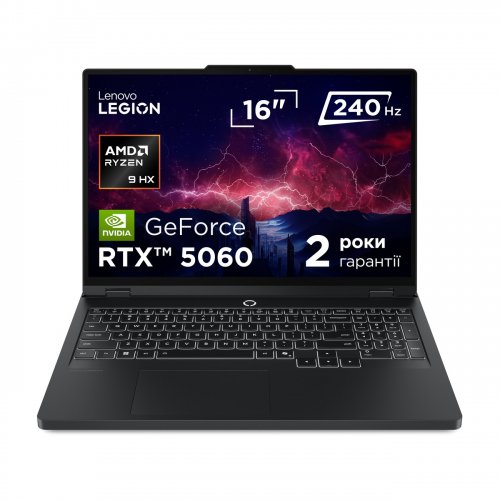 Ноутбук Lenovo Legion Pro 5 16ADR10 (83LT008ERA) Eclipse Black купить в Украине: Киев, Днепр, Харьков, Одесса  | Низкая цена, отзывы, характеристики от TELEMART фото
