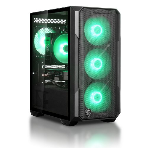 Компьютер Dragon Lucky Shadow Powered_by MSI (RTX 5060+R5 5600) Black купить в Украине: Киев, Днепр, Харьков, Одесса  | Низкая цена, отзывы, характеристики от TELEMART фото