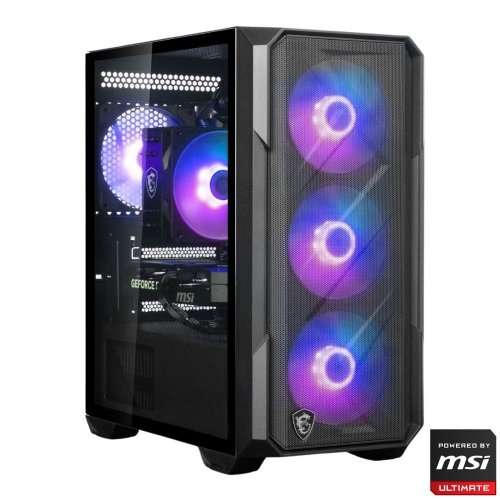 Комп'ютер Dragon Lucky Shadow Powered_by MSI (RTX5070+R7 7700) Black купити в Україні | Telemart фото