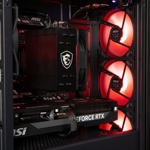 Комп'ютер Dragon Lucky Shadow Powered_by MSI (RTX 5070 TI+R7 7700) Black купити в Україні: Київ, Львів, Хмельницький, Тернопіль, Івано-Франківськ | Низька ціна, відгуки, характеристики від TELEMART фото