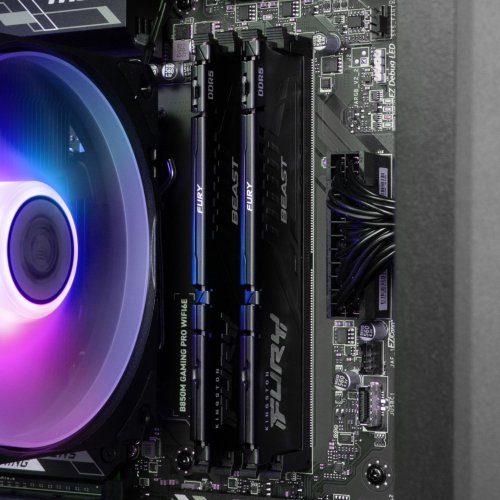 Комп'ютер Dragon Lucky Shadow Powered_by MSI (RTX 5070 TI+R7 7700) Black купити в Україні | Telemart фото