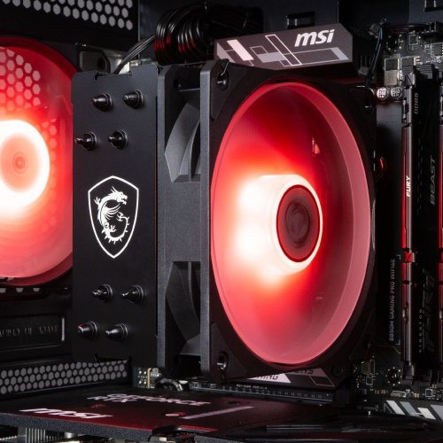 Компьютер Dragon Lucky Shadow Powered_by MSI (RTX 5060 + i5 12400F) Black купить в Украине: Киев, Днепр, Харьков, Одесса  | Низкая цена, отзывы, характеристики от TELEMART фото