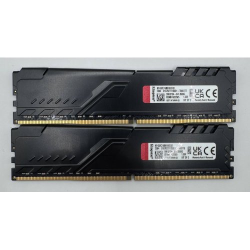 Озп Kingston DDR4 32GB (2x16GB) 3200Mhz FURY Beast Black (KF432C16BB1K2/32) (Відновлено продавцем, 882391) купити в Україні: Київ, Львів, Хмельницький, Тернопіль, Івано-Франківськ | Перевірка сумісності, низька ціна, відгуки, характеристики від TELEMART фото