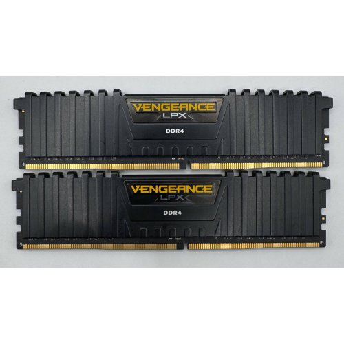 Озп Corsair DDR4 16GB (2x8GB) 3000Mhz Vengeance LPX (CMK16GX4M2B3000C15) Black (Відновлено продавцем, 882392) купити в Україні: Київ, Львів, Хмельницький, Тернопіль, Івано-Франківськ | Перевірка сумісності, низька ціна, відгуки, характеристики від TELEMART фото
