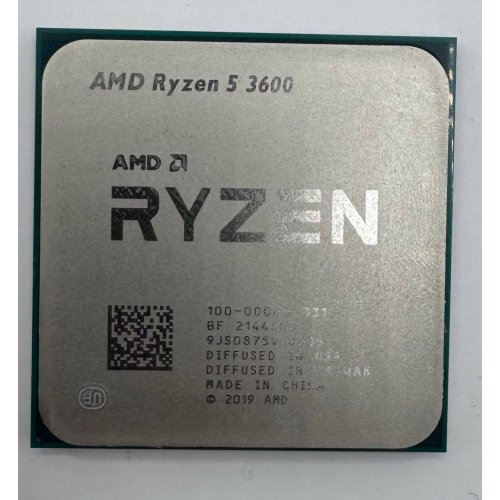 Процесор AMD Ryzen 5 3600 3.6(4.2)GHz 32MB sAM4 Tray (100-000000031) (Відновлено продавцем, 882429) купити в Україні: Київ, Львів, Хмельницький, Тернопіль, Івано-Франківськ | Перевірка сумісності, низька ціна, відгуки, характеристики від TELEMART фото