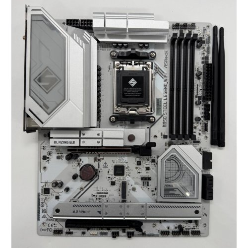Материнская плата AsRock B850 Steel Legend WiFi (sAM5, AMD B850) (Восстановлено продавцом, 882446) купить в Украине: Киев, Днепр, Харьков, Одесса  | Проверка совместимости, низкая цена, отзывы, характеристики от TELEMART фото