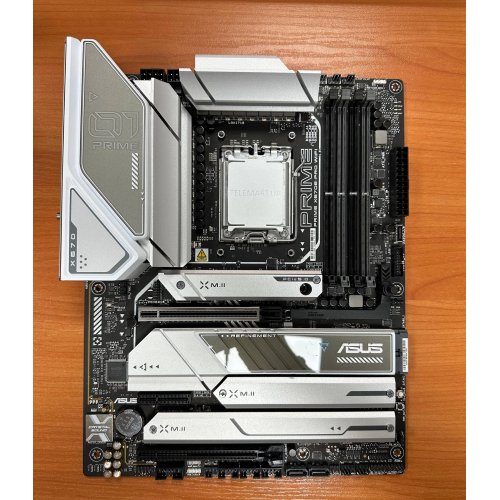 Уцінка материнська плата Asus PRIME X670E-PRO WIFI (sAM5, AMD X670) (Сліди використання, Нерідна упаковка, 882459) купити в Україні: Київ, Львів, Хмельницький, Тернопіль, Івано-Франківськ | Перевірка сумісності, низька ціна, відгуки, характеристики від TELEMART фото