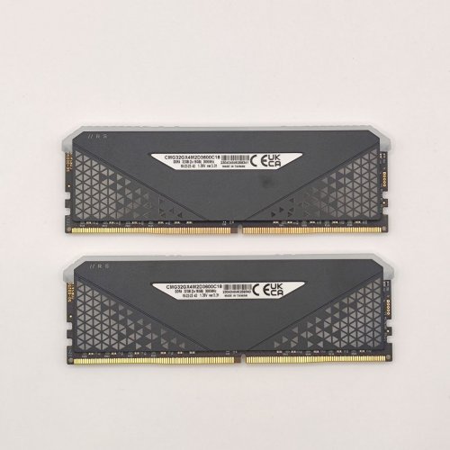 Озу Corsair DDR4 32GB (2x16GB) 3600Mhz Vengeance RGB RS (CMG32GX4M2D3600C18) (Восстановлено продавцом, 882476) купить в Украине: Киев, Днепр, Харьков, Одесса  | Проверка совместимости, низкая цена, отзывы, характеристики от TELEMART фото