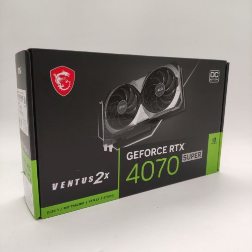Відеокарта MSI GeForce RTX 4070 SUPER VENTUS 2X OC 12228MB (RTX 4070 SUPER 12G VENTUS 2X OC) (Відновлено продавцем, 882478) купити в Україні: Київ, Львів, Хмельницький, Тернопіль, Івано-Франківськ | Перевірка сумісності, низька ціна, відгуки, характеристики від TELEMART фото
