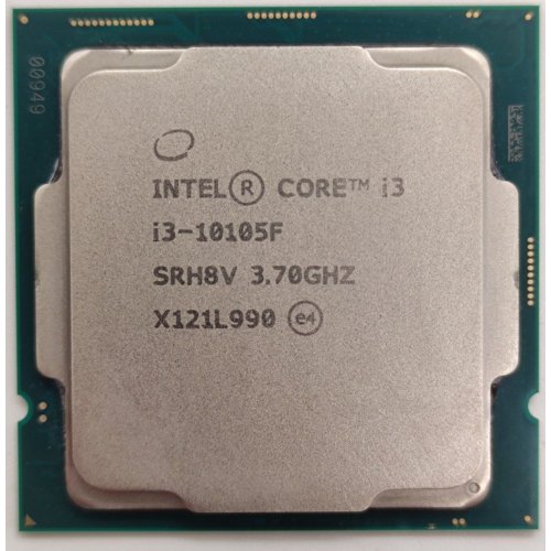 Процесор Intel Core i3-10105F 3.7(4.4)GHz 6MB s1200 Tray (CM8070104291323) (Відновлено продавцем, 882483) купити в Україні: Київ, Львів, Хмельницький, Тернопіль, Івано-Франківськ | Перевірка сумісності, низька ціна, відгуки, характеристики від TELEMART фото