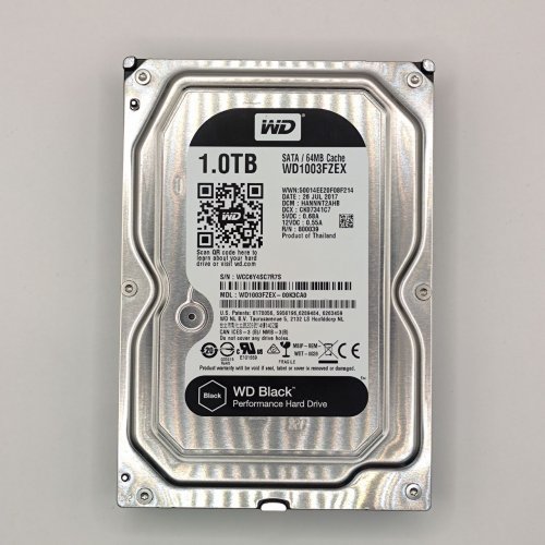 Жорсткий диск Western Digital Black 1TB 64MB 3.5" (WD1003FZEX) (Відновлено продавцем, 882497) купити в Україні: Київ, Львів, Хмельницький, Тернопіль, Івано-Франківськ | Перевірка сумісності, низька ціна, відгуки, характеристики від TELEMART фото
