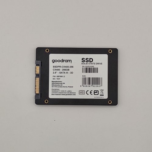 Ssd-диск GoodRAM CX400 TLC 256GB 2.5" (SSDPR-CX400-256) (Відновлено продавцем, 882506) купити в Україні: Київ, Львів, Хмельницький, Тернопіль, Івано-Франківськ | Перевірка сумісності, низька ціна, відгуки, характеристики від TELEMART фото