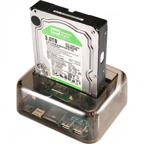 Док-станція Dynamode for 2х HDD 2.5"/3.5" SATA /IDE/SSD (DM-CAD-S8) купити в Україні: Київ, Львів, Хмельницький, Тернопіль, Івано-Франківськ | Низька ціна, відгуки, характеристики від TELEMART фото